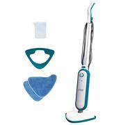 Russell Hobbs RHSM1001-G Steam and Clean Steam Mop White & Aqua - Free 2 year guarantee