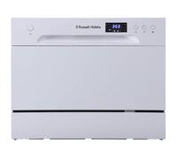 Russell Hobbs RHTTDW6W Freestanding Compact Dishwasher, Eco mode, 6