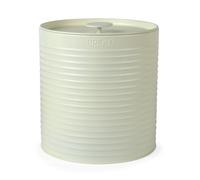 Russell Hobbs RH03269CEU7 Ribbed Bread Bin - Metal Bread Box, Large Kitchen Canister, Countertop Storage/Organisation, Durable Powder-Coated Steel, Pull Top Lid, Easy to Clean, Ribbed Design, Cream