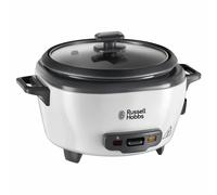 Russell Hobbs Rice Cooker 300W 6 Serving Steamer Basket White