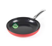 Russell Hobbs Riviera 24 cm Frying Pan - Ceramic Non-Stick Coating, PFAS-Free, Durable Pressed Aluminium, Oven Safe up to 220ºC, Induction Suitable, Pancake, Egg, Omelette, Stir-Fry, Healthy Cooking