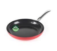 Russell Hobbs Riviera 28 cm Frying Pan - Ceramic Non-Stick Coating, PFAS-Free, Durable Pressed Aluminium, Oven Safe up to 220ºC, Induction Suitable, Pancake, Egg, Omelette, Stir-Fry, Healthy Cooking