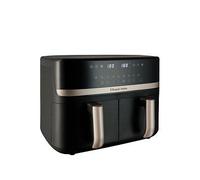 Russell Hobbs Air Fryer [9L] Dual Basket (9 Programs, Dual Zone, Touchscreen, Max 200℃, Auto Shut-Off, Keep warm, Oil Free Cooking, Dishwasher safe parts, 2800W) Satisfry Dual Air Fryer 27680