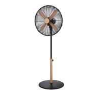 Russell Hobbs Scandi Pedestal Fan 16 Inch Black And Wood Effect Rhmpf1601Wdb