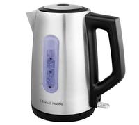 Russell Hobbs Electric Jug Kettle 1.7L 3000W Fast Boil Stainless Steel - Silver