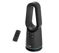 Russell Hobbs Smart Bladeless Cooling Fan in Black, 9 Speed Settings, 3 Modes, Touch Controlled Buttons, WiFi Enabled, LED Display with Remote, 80° Oscillation Function, 59cm Tall, RHCBLDL10BSM