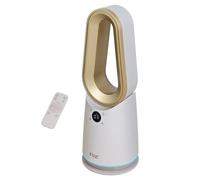 Russell Hobbs Smart Bladeless Cooling Fan in Bronte Stone, 9 Speed Settings, 3 Modes, Touch Controlled Buttons, WiFi Enabled, LED Display with Remote, 80° Oscillation Function, 59cm Tall RHCBLDL10STSM