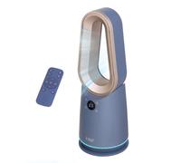 Russell Hobbs Smart Bladeless Cooling Fan in Opulence, 9 Speed Settings, 3 Modes, Touch Controlled Buttons, WiFi Enabled, LED Display with Remote, 80° Oscillation Function, 59cm Tall, RHCBLDL10BLSM