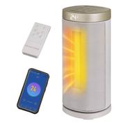 Russell Hobbs Smart Space Heater Round Design 2000W Electric Heater RHCTH2001ST-SMT in Stone Russell Hobbs Stone
