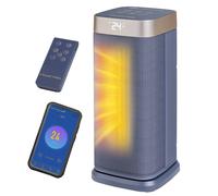 Russell Hobbs RHCTH2002OP-SMT Smart Ceramic Fan Heater - Navy Blue & Champagne, Blue,Gold
