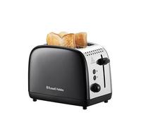 Stainless Steel 2 Slice Toaster Black