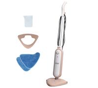 Russell Hobbs Steam & Clean Upright Steam Mop in Blush Pink, 1.4kW 350ml Water Tank with Removable Filter, Free 2 Year Guarantee, 5m Cord & Kills