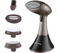 Russell Hobbs Handheld Clothes Steamer [Multipurpose, Antibacterial] Steam Genie Aroma (1800W, 32g/min steam, travel iron, Ceramic, 4 accessories: fragrance diffuser,curtains, clothes) - 28040