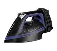 Russell Hobbs Steam Iron [2400W, 200g extra steam boost] EasyStore Pro (opt. temperature for all fabrics, space-saving cable storage, ceramic soleplate, self-cleaning, anti-limescale) 26731