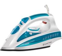 Russell Hobbs Steam Iron [2600W,210g extra steam boost, 70 g/min steam] Steam Glide Pro (300ml water tank, ceramic soleplate, self-cleaning & spray water function, anti-limescale, drip stop) 20562