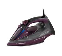 Russell Hobbs steam iron, ceramic non-stick sole, 195 g steam boost, 50 g continuous steam, 380 ml water tank, self-cleaning, anti-scale, color control technology, 2800 W, 27281-56