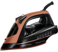 Russell Hobbs Steam Iron - Copper Infused Soleplate, 150G Steam Shot, 40G Contin