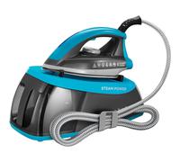 Russell Hobbs Linencare Steam Power Aqua Steam Generator Iron Black And Blue