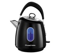 Russell Hobbs Electric Kettle Stylevia 28131 - 1.5L Stainless Steel, Fast Boil, 3000W, Black