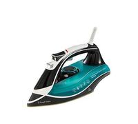Russell Hobbs Supreme Steam Ultra Steam Iron, 2600W, Ceramic Soleplate, 60 g Steam, 155 g Steam Shot - Black/Green/White, 23260