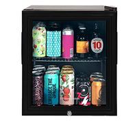Russell Hobbs Table Top Beer, Wine and Drinks Mini Cooler, with Lock & Key, 12 bottle capacity, RHGWC1B-C-LCK, Black