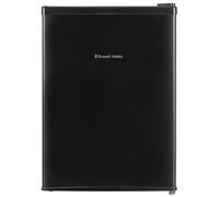 Russell Hobbs Table Top Larder Mini Fridge 66L Capacity, Reversible Door & Adjustable Feet, 0 to 8 Degrees Manual Temperature Control, Black RH67TTLF0E1B