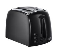 Russell Hobbs 21641 Textures Plastic Wide 2 Slice Toaster - Black