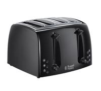 Russell Hobbs 21651 Textures 4-Slice Toaster, Black