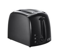 Russell Hobbs 21641 Textures Plastic Wide 2 Slice Toaster - Black