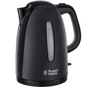 Russell Hobbs Textures Electric 1.7L Cordless Kettle Fast Boil 3KW Black New