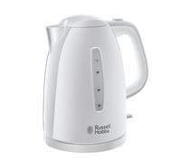 Russell Hobbs Jug Kettle 1.7L Plastic White 360 Degree Base 3000W