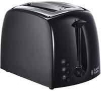 Russell Hobbs 21641 Textures Plastic Wide 2 Slice Toaster - Black