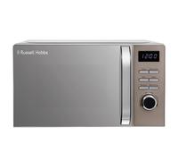 Russell Hobbs Titanium Digital Microwave 20 Litre 800W Solo Digital with 5 Power Levels, Defrost Function & Easy Clean, 60 Minute Timer, 8 Auto-Cook M