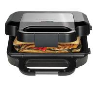 Russell Hobbs 3-in-1 Sandwich Maker [Sandwich, Waffle, Grill Plates] Creations (Dishwasher Safe, Non-Stick Coating & Extra Deep Plates, BPA Free) 26810-56 Black