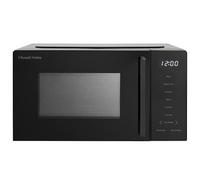 Russell Hobbs Touch Control Digital Microwave 20L 800W in Black with 5 Power Levels, 8 Auto-Cook Menus, Defrost & Reheat Function, Glass Door & Control Panel, Child Lock, RHMT2006B