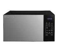 Russell Hobbs Touch Control Digital Solo Microwave 20L 800W in Black with 10 Power Levels, 8 Auto Cook Menus, Defrost Control, Clock & Timer RHMT2005B