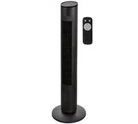 Russell Hobbs Premium Tower Electric Pedestal Fan in Black with Remote Control,1m Height, 3 Speed Settings, Oscillating & Adjustable Tilt, 32W, 2 Year Guarantee, RHTWR3SB