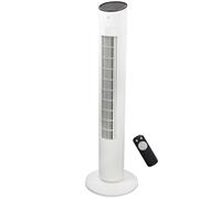 Russell Hobbs Tower Fan Electric 3 Speed White with Remote RHTWR3S
