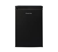 Russell Hobbs Under Counter Freezer 91 Litre Capacity 55cm Wide with Adjustable Thermostat & Feet, 3 Freezer Drawers, Reversible Door, Black, 2 Year
