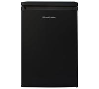 Russell Hobbs Under Counter Larder Fridge 127 Litre with Adjustable Thermostat & Feet, 3 Removable Shelves, Internal LED Light, Reversible Door, Black, 2 Year Guarantee RH85UCLF552E1B
