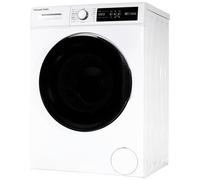 Russell Hobbs Freestanding Washing Machine, 8kg Capacity, 1400 rpm, 15 Programmes, Eco Technology, Rapid Wash Cycles, White, RH814W111W