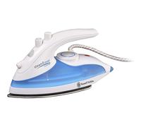 Russell Hobbs White and Blue Steam Glide Travel Iron