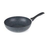 Russell Hobbs Wok Stir Fry Pan Non-Stick 28cm Nightfall Stone Range Blue Marble