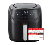 Russell Hobbs XXL Family Rapid Digital Air Fryer 8L [Compact Housing |7 Cooking Functions |10 Programmes] Energy Saving, Max 220C, Use without oil,
