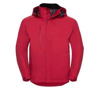 Russell HydraPlus 2000 Jacket Shower Resistant Breathable Concealed Hood Casual