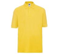 Russell Kids Classic Polo 539B Classic Style Flat Knit Cuffs Honeycomb Pique