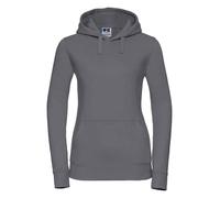 Russell Ladies Authentic Hooded Sweatshirt Polycotton Drop Shoulder Casual