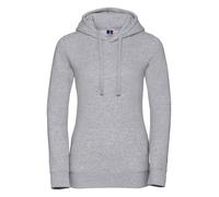 Russell Ladies Authentic Hooded Sweatshirt Polycotton Drop Shoulder Casual