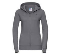 Russell Ladies Authentic Zip Hooded Sweatshirt Drop Shoulder Casual Workwear