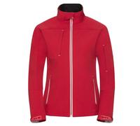 RUSSELL Ladies Bionic Softshell Breathable Multi Zip Pockets Jacket - R410F